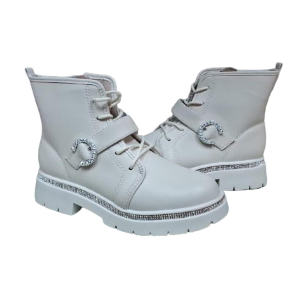 BOTA MOLEKINHA COTURNO REF:2182.202 MENINA Branco 3