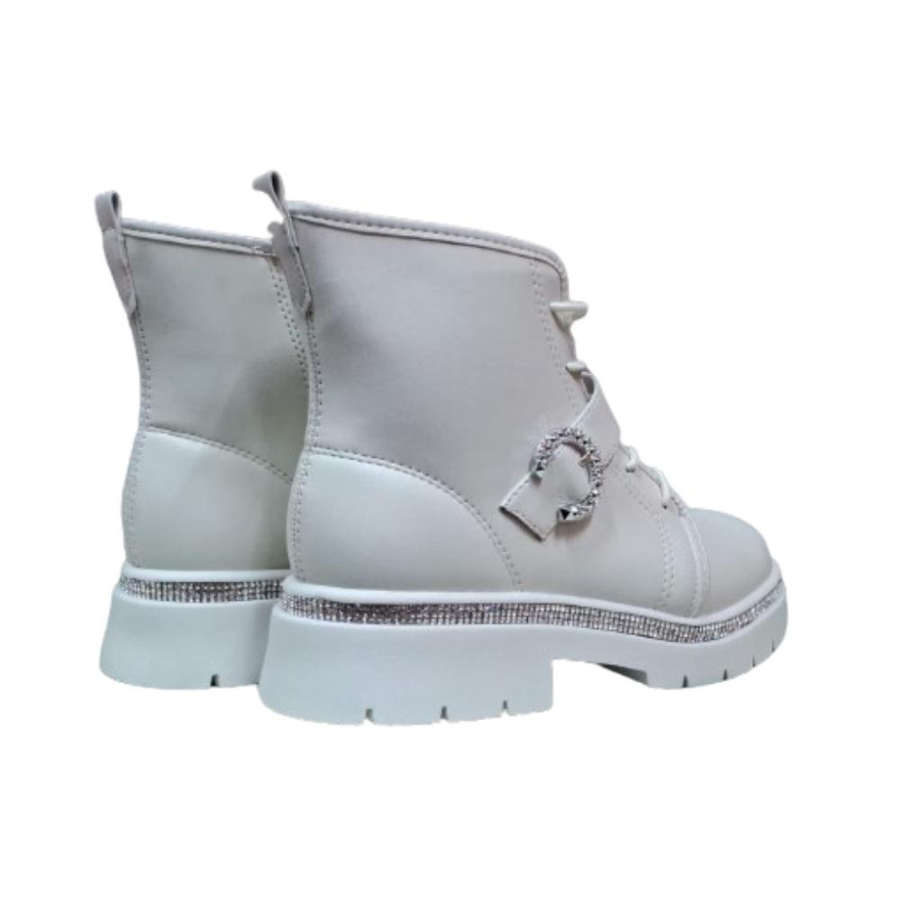 BOTA MOLEKINHA COTURNO REF:2182.202 MENINA Branco 4