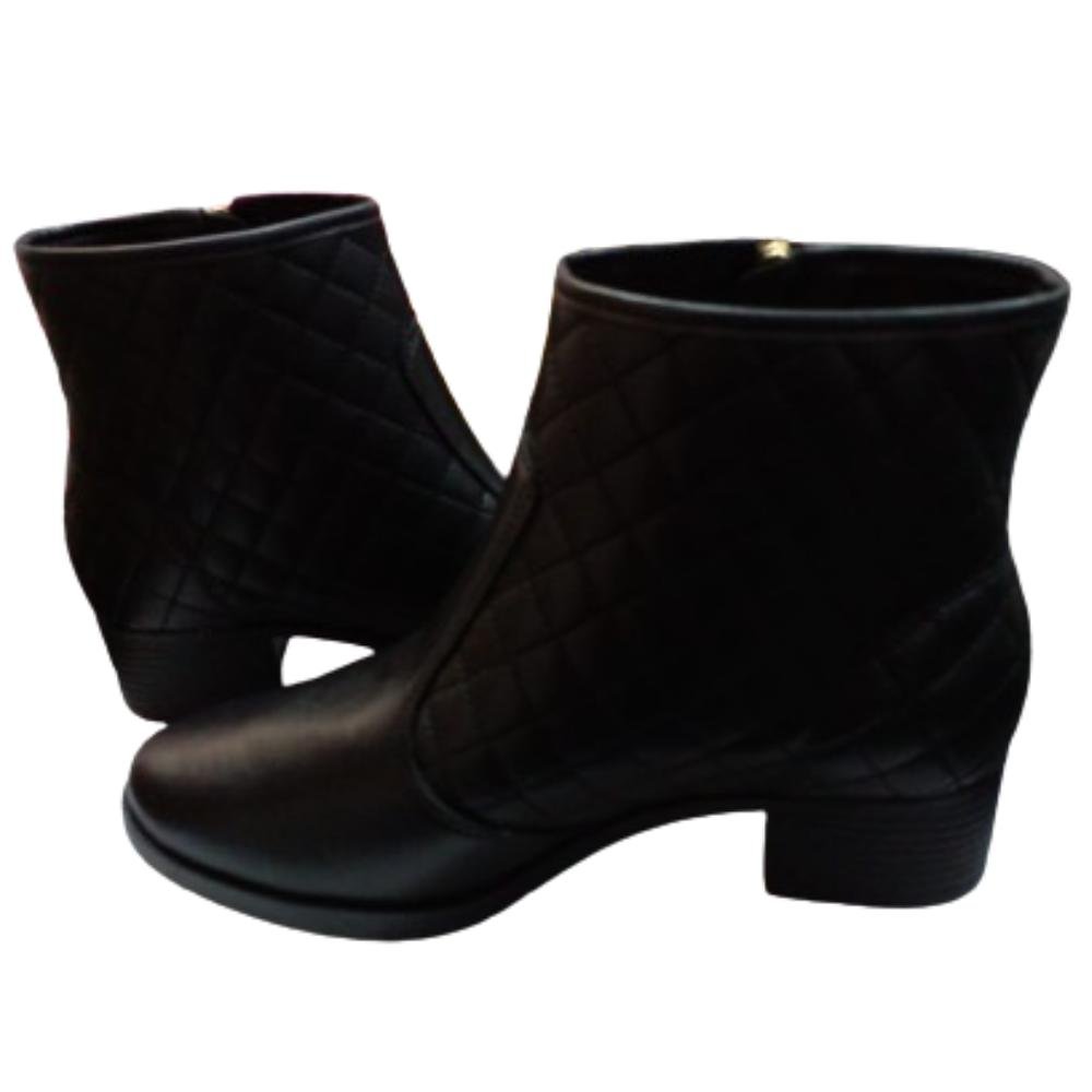 BOTA MOLECA SALTO BAIXO REF:5346.101 FEMININO Preto 4