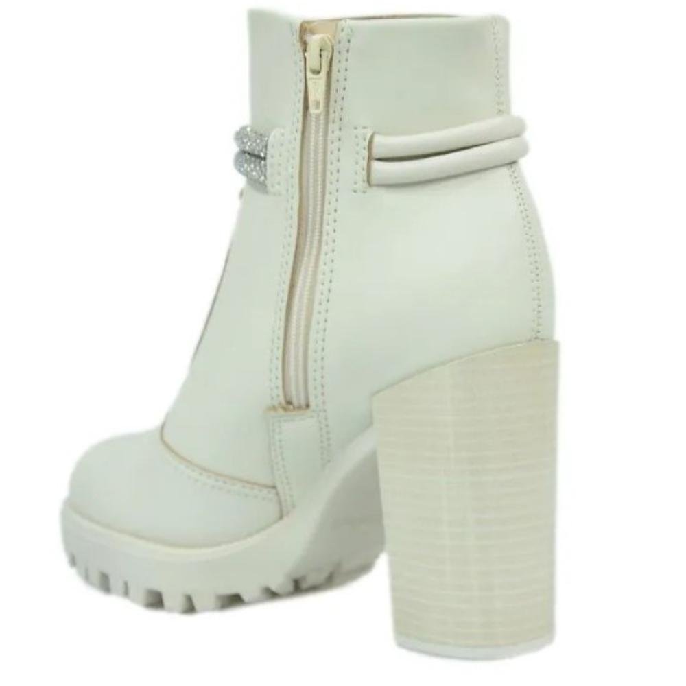 BOTA MOLECA SALTO ALTO REF:5325.124 FEMININO Branco 2