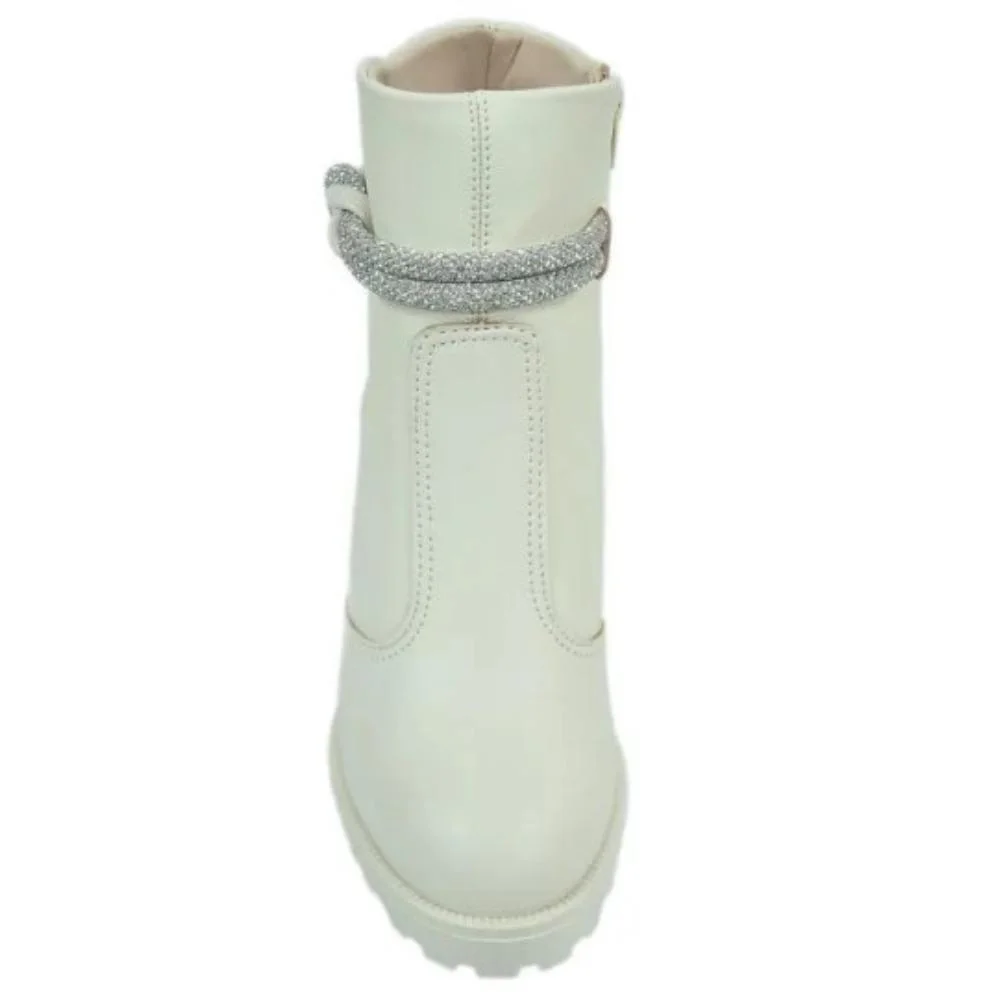 BOTA MOLECA SALTO ALTO REF:5325.124 FEMININO Branco 3