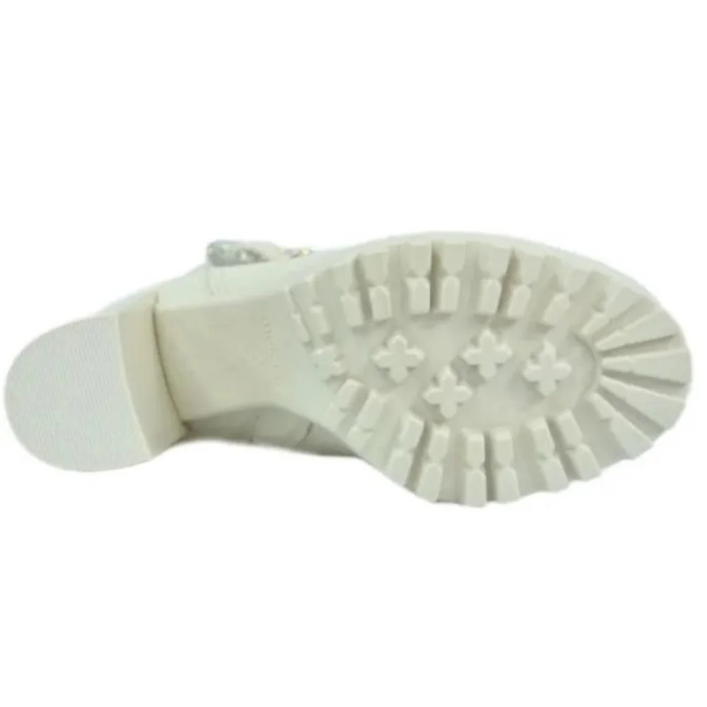 BOTA MOLECA SALTO ALTO REF:5325.124 FEMININO Branco 4