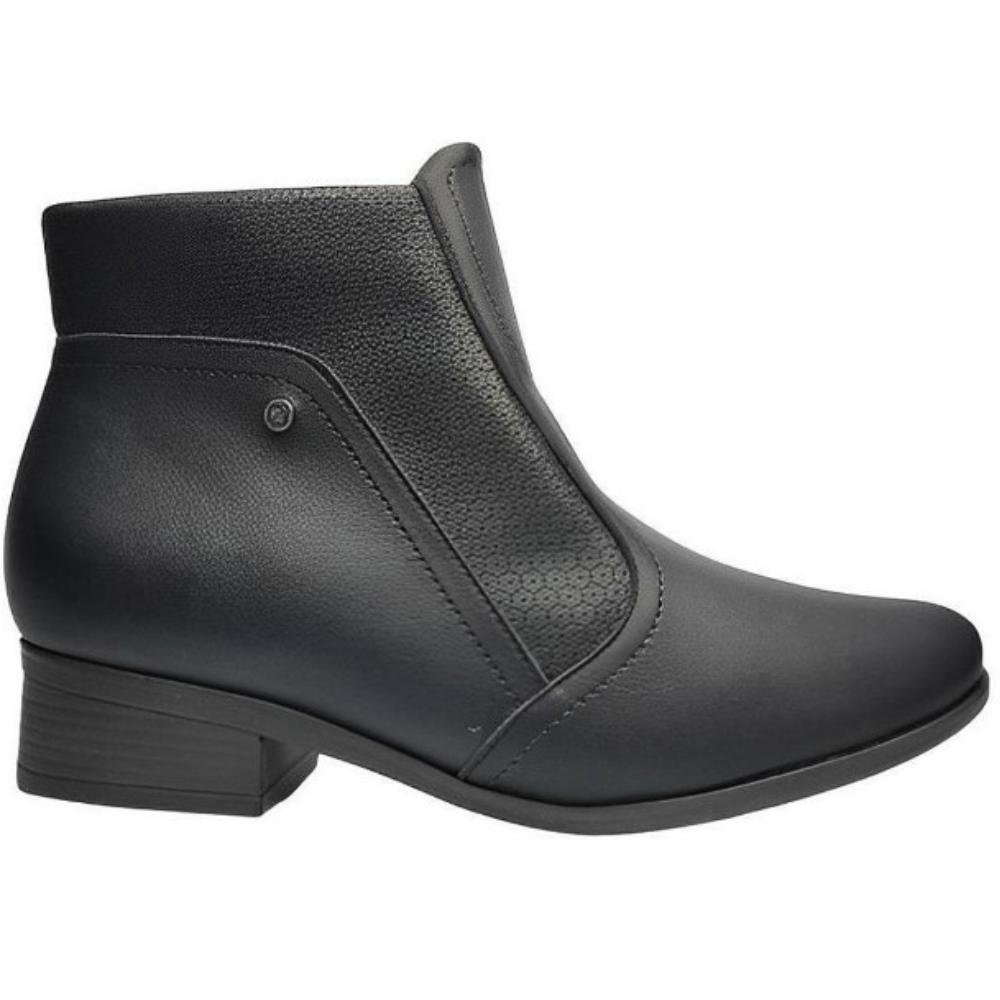 BOTA PICCADILLY CANO CURTO REF: 653010 FEMININO Preto 2
