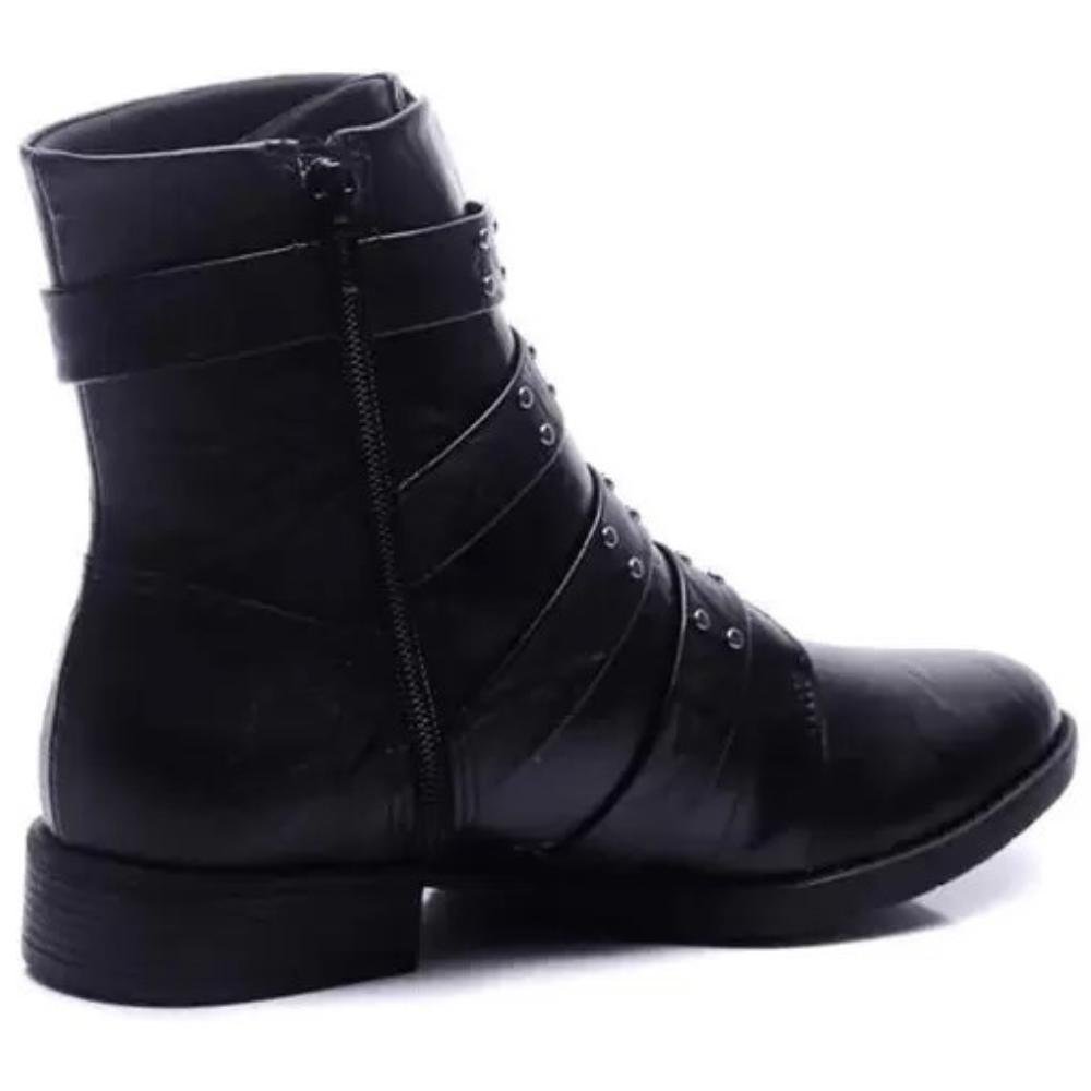 BOTA COTURNO FIVELA PICCADILLY REF:653006 FEMININO
