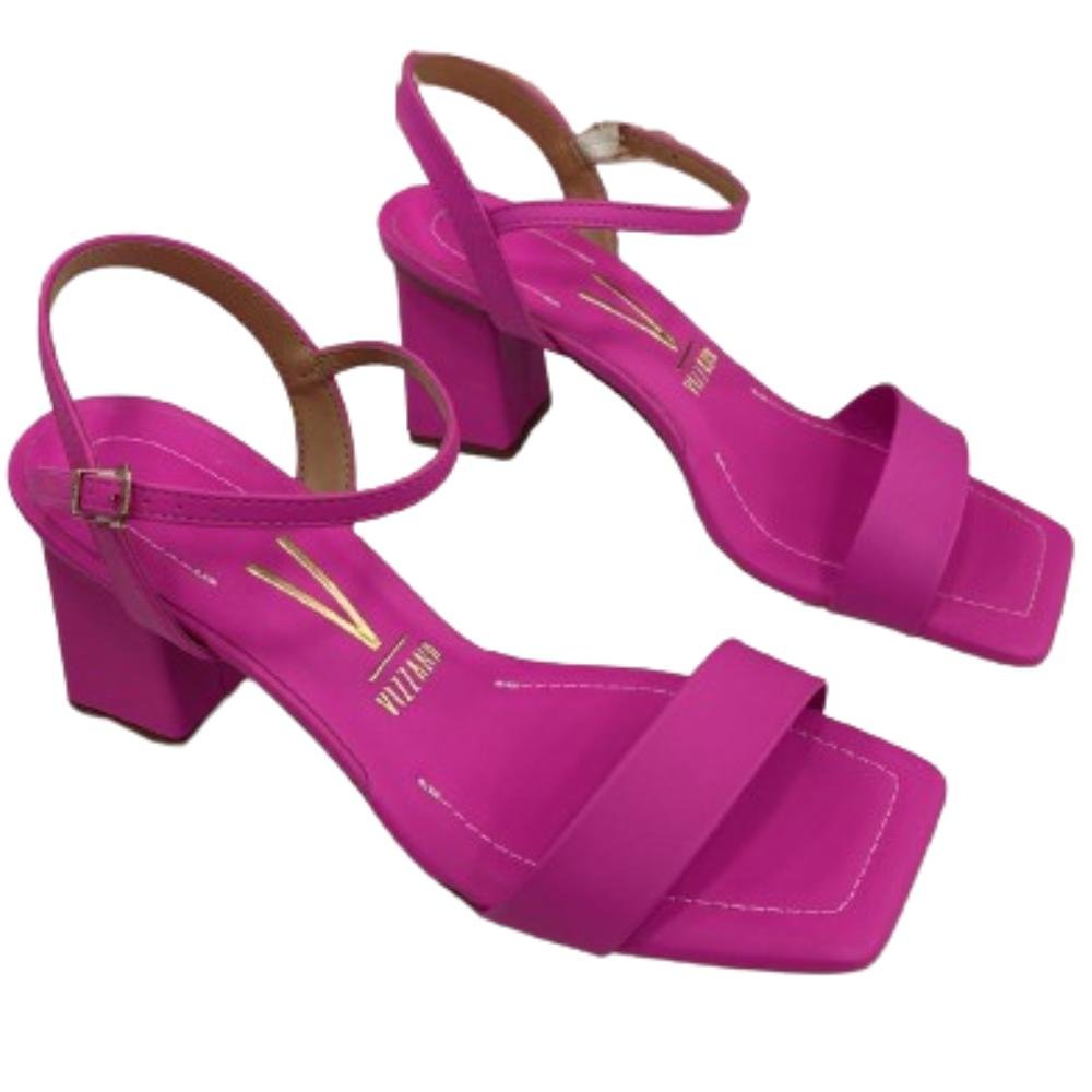 ANDALIA SALTO BAIXO VIZZANO REF:6455.101 FEMININO Rosa 3