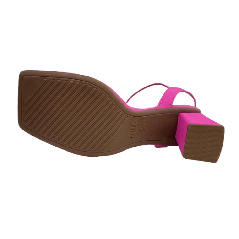 ANDALIA SALTO BAIXO VIZZANO REF:6455.101 FEMININO Rosa 5