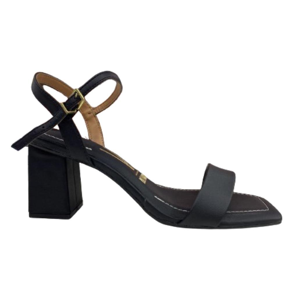 ANDALIA SALTO BAIXO VIZZANO REF:6455.101 FEMININO Preto 1