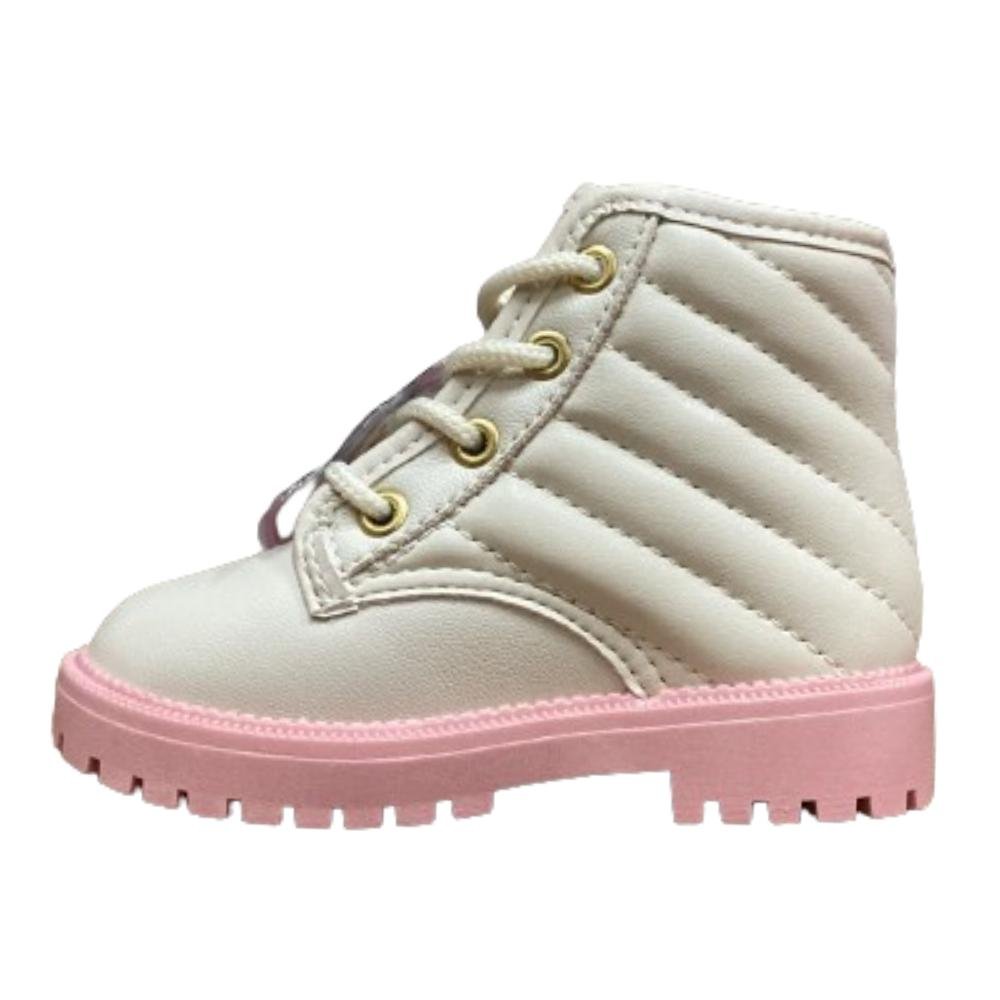 BOTA MOLEKINHA STRECH REF:2126.522 MENINA Branco 2