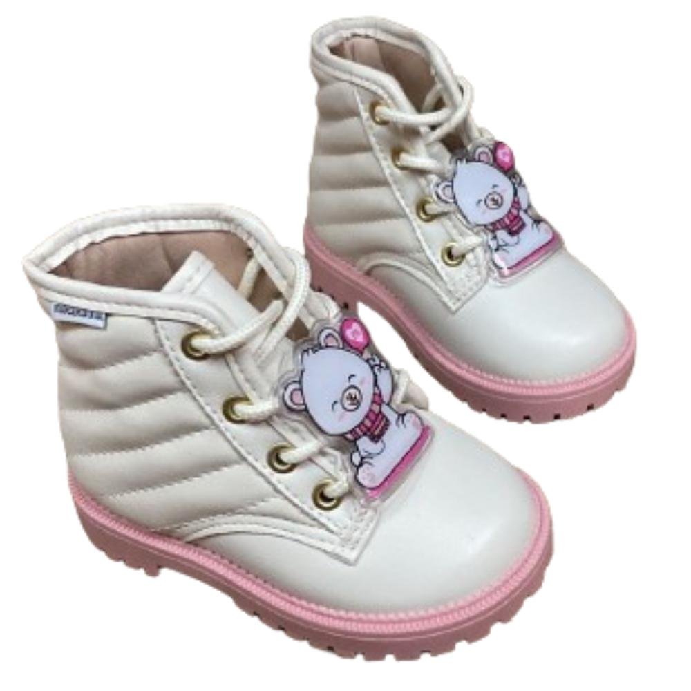 BOTA MOLEKINHA STRECH REF:2126.522 MENINA Branco 3
