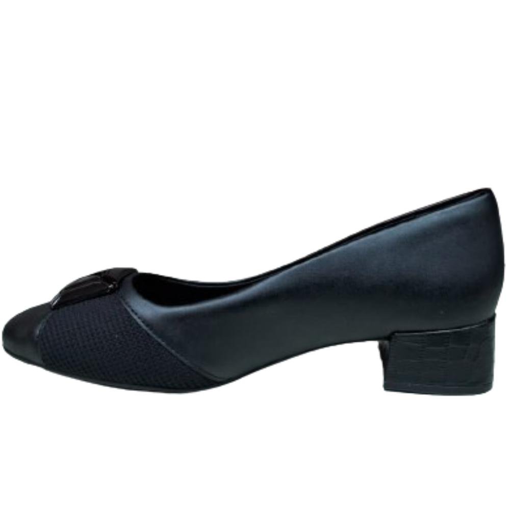 APATO COMFORTFLEX SALTO BAIXO REF:2295403 FEMININO Preto 2