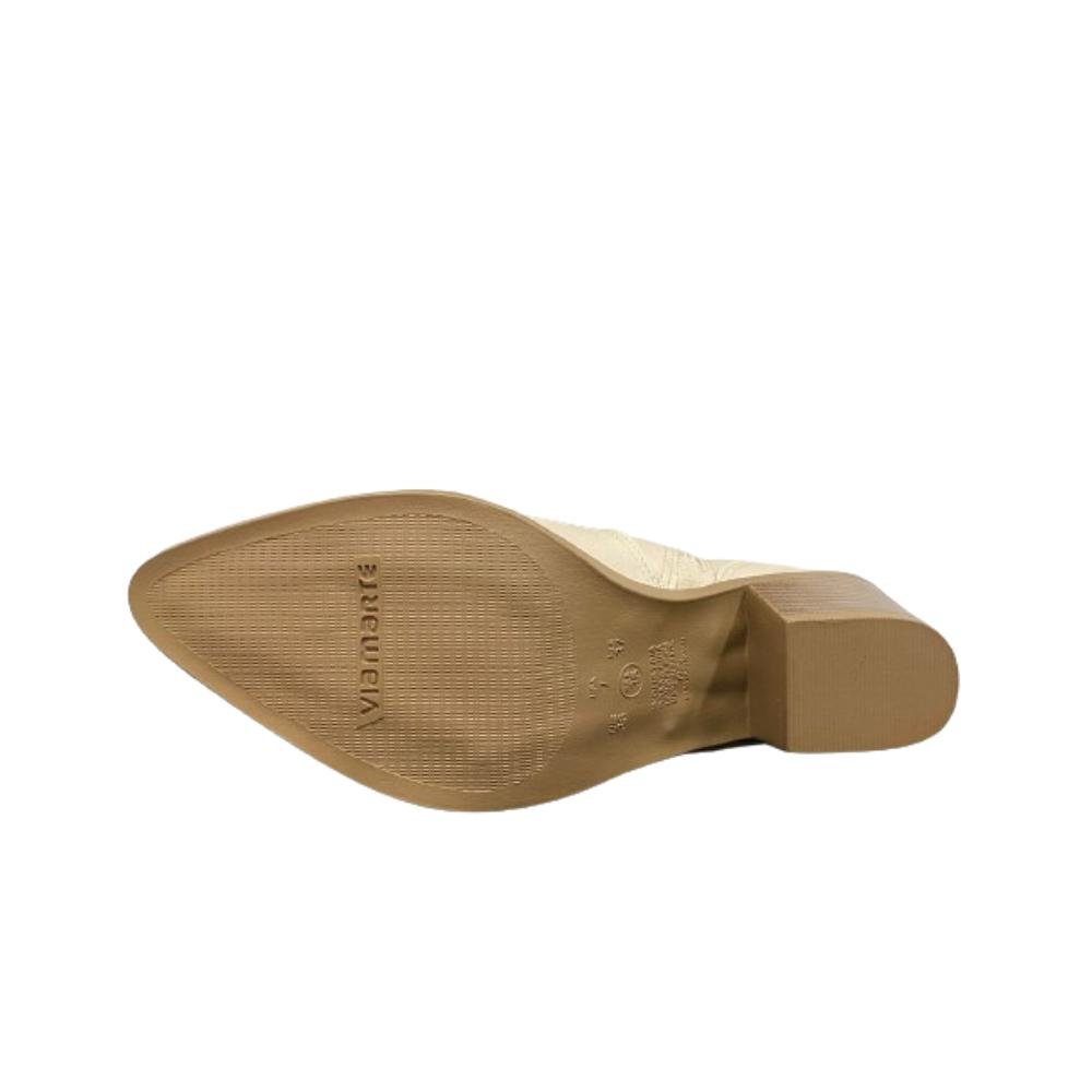 BOTA VIA MARTE COUNTRY BORDADO REF:23-1105 FEMININO Bege 5