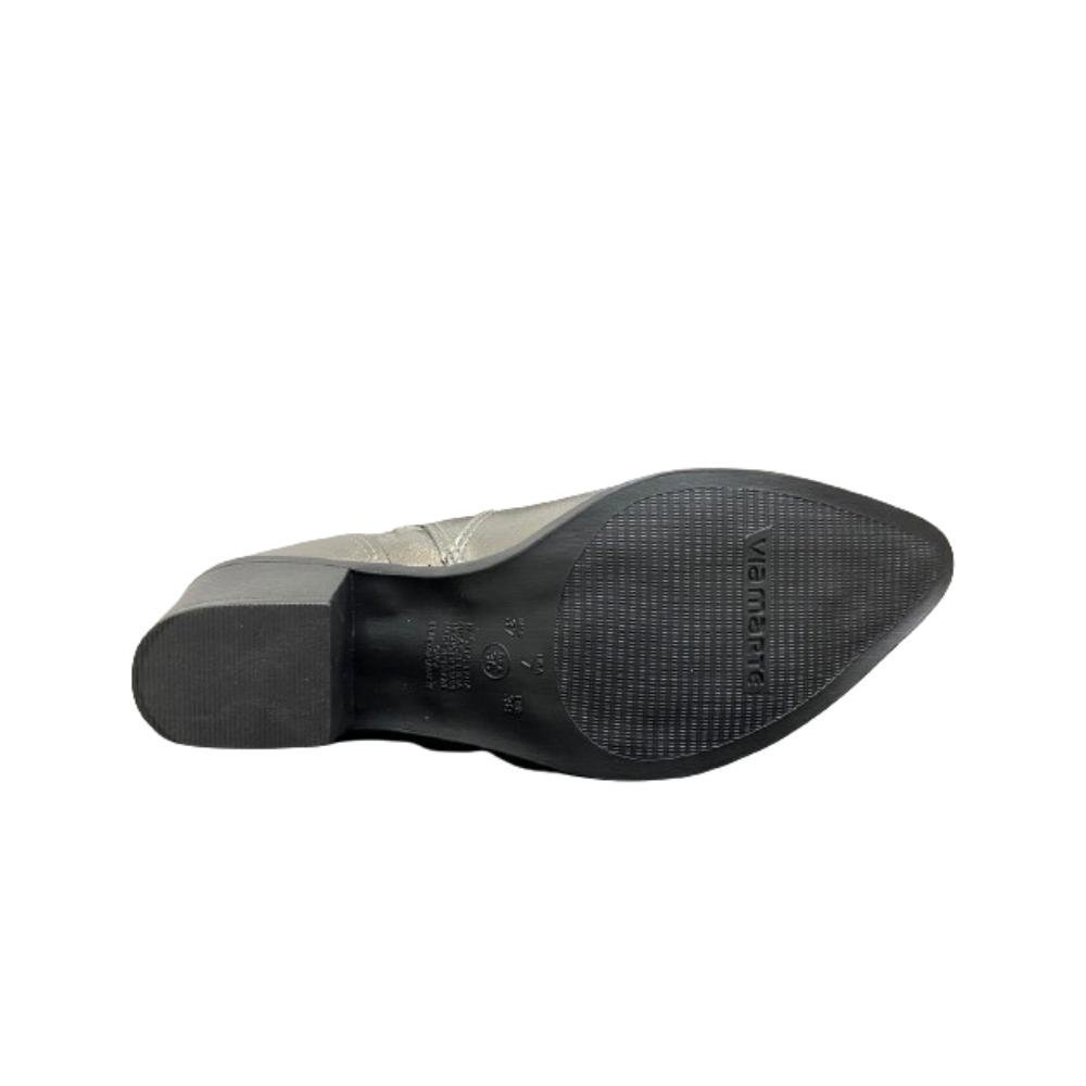 BOTA VIA MARTE COUNTRY BORDADO REF:23-1105 FEMININO Prata 2