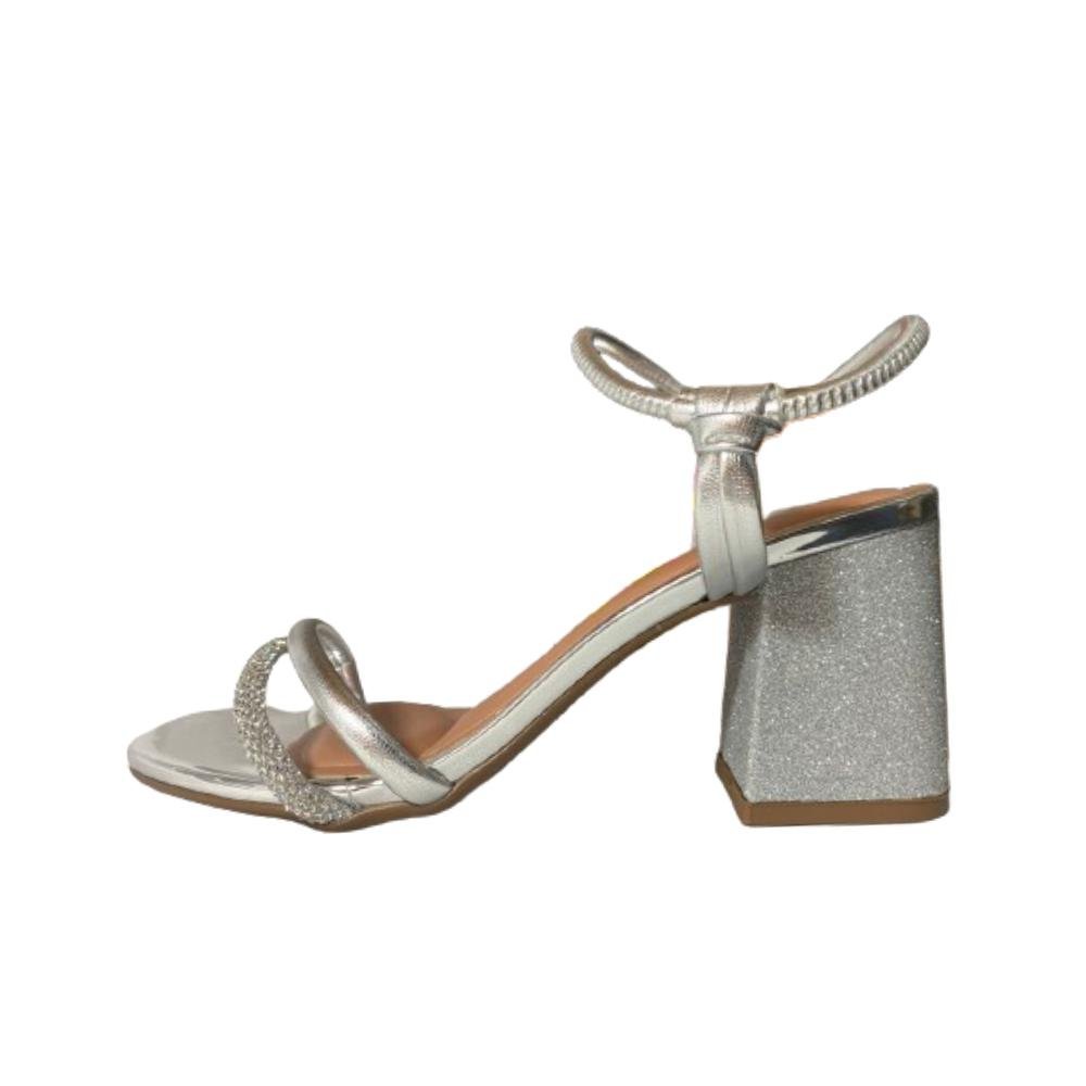 SANDALIA BEIRA RIO STRASS REF: 8436.213 FEMININO Prata 2
