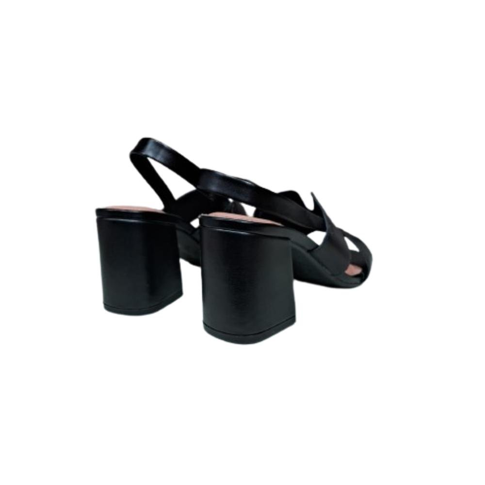 SANDÁLIA BEIRA RIO SALTO BLOCO REF: 8436.231 FEMININO Preto 4