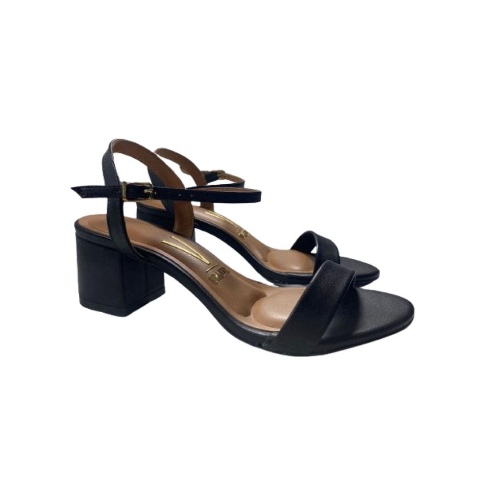SANDALIA VIZZANO SALTO BAIXO REF: 6291.900 FEMININO Preto 3