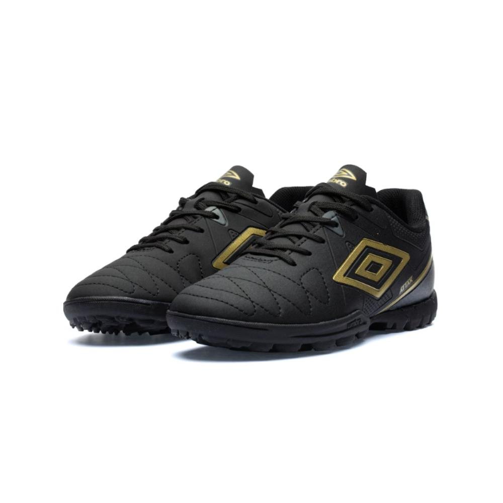 CHUTEIRA UMBRO SOCIETY ATTK REF: U01FB072 MASCULINO Preto/Dourado 3