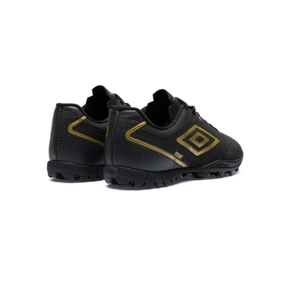 CHUTEIRA UMBRO SOCIETY ATTK REF: U01FB072 MASCULINO Preto/Dourado 4