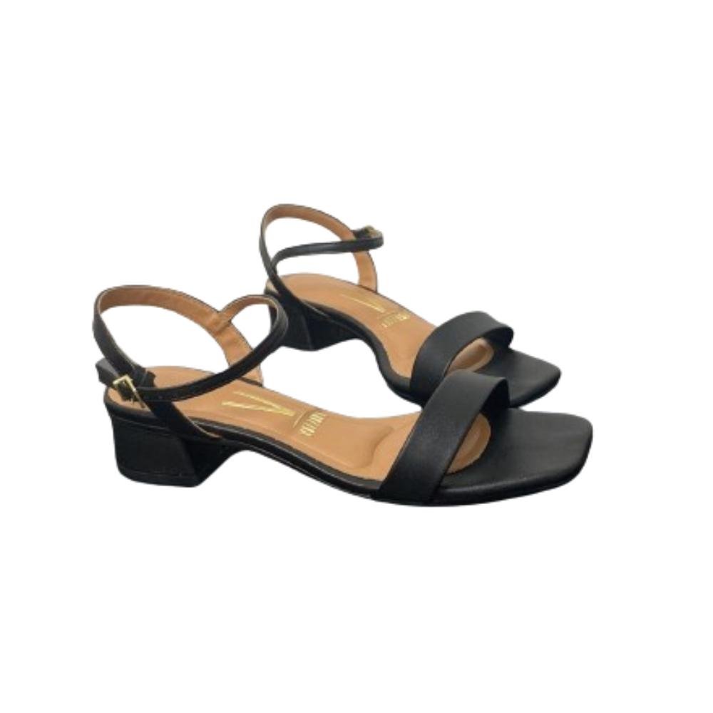 SANDÁLIA VIZZANO SALTO BAIXO REF: 6454.111 FEMININO Preto 3