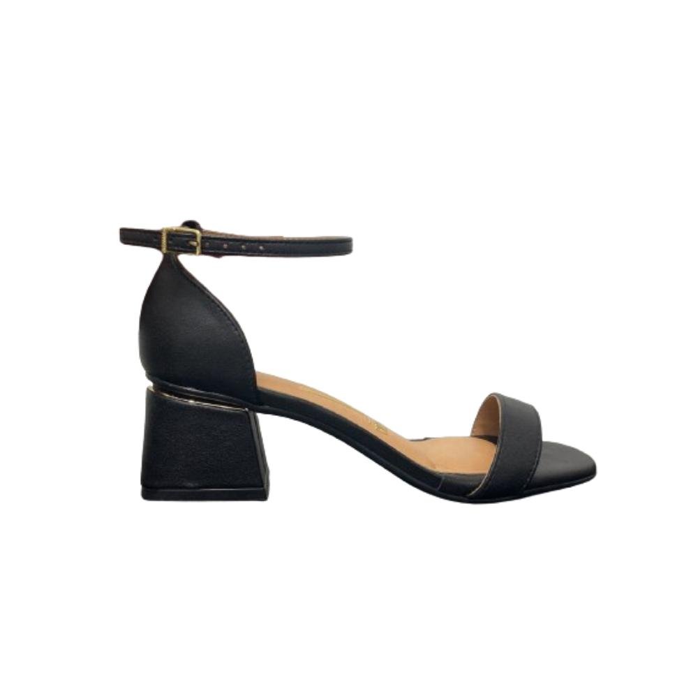 Vizzano 6428104 SandÃ¡lia Vizzano Salto Grosso Suede Feminina