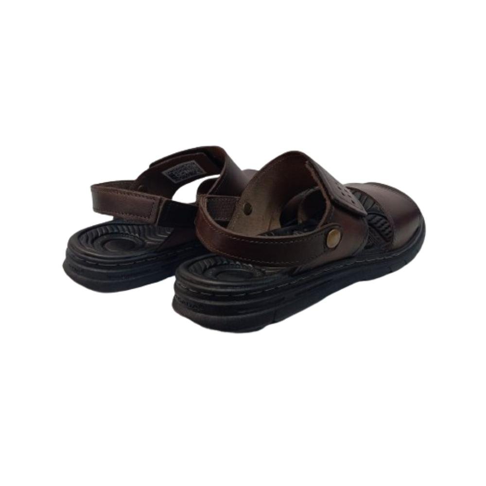 SANDALIA PEGADA CALCE FÁCIL REF: 134203 MASCULINO Marrom 3