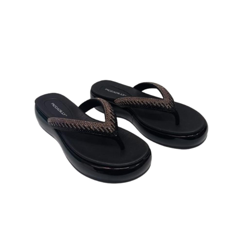 TAMANCO PICCADILLY STRASS REF: 459006 FEMININO Preto 4