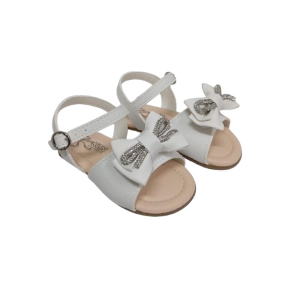 SANDÁLIA KLIN CALCE FÁCIL REF: 515233 MENINA Branco 2