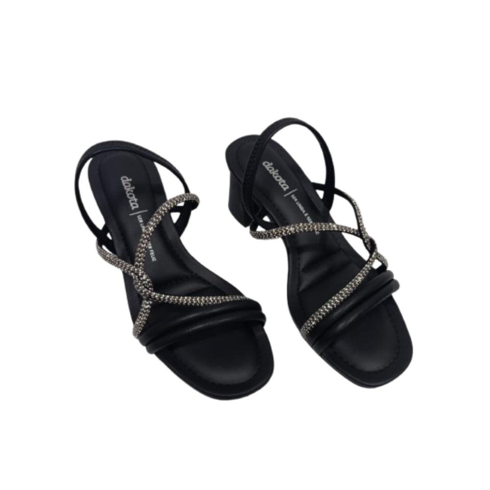 SANDÁLIA DAKOTA CALCE FÁCIL REF:Y7912 FEMININO Preto 3
