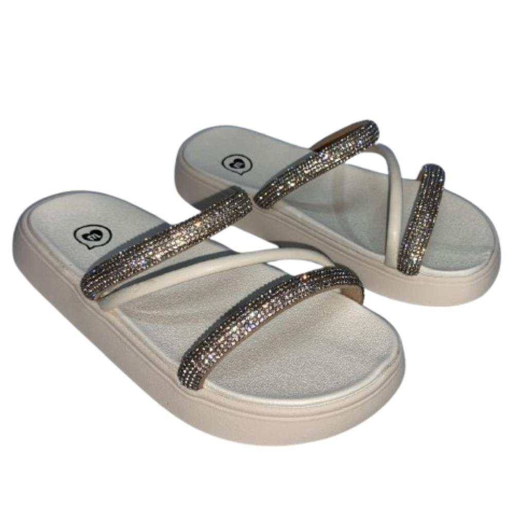 PAPETE MOLEKINHA STRASS REF: 2358.100 MOLEKINHA Branco 3
