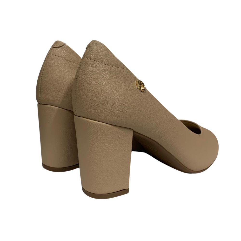 SAPATO MODARE SALTO MÉDIO REF:7377.105 FEMININO Bege 4
