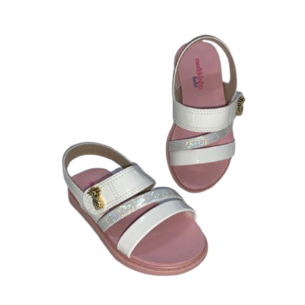 SANDÁLIA MOLEKINHA CASUAL REF: 2714.217 MENINA Branco 3