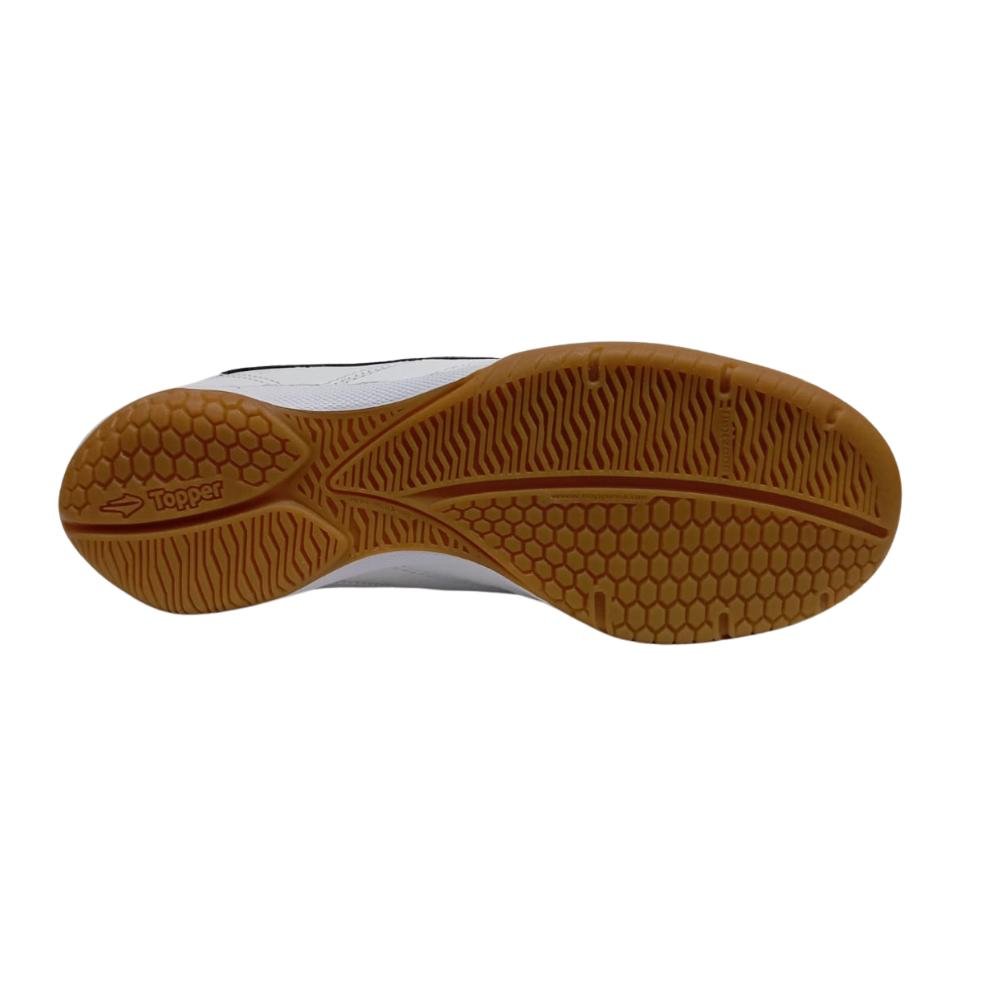 CHUTEIRA TOPPER INDOOR FURIA REF: TP05190002 MASCULINO Branco/Preto 5