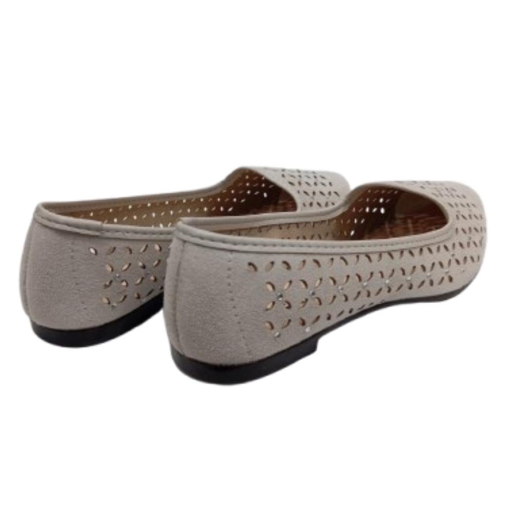 SAPATILHA MOLECA BICO FINO REF: 5811.102 FEMININO Cinza 4