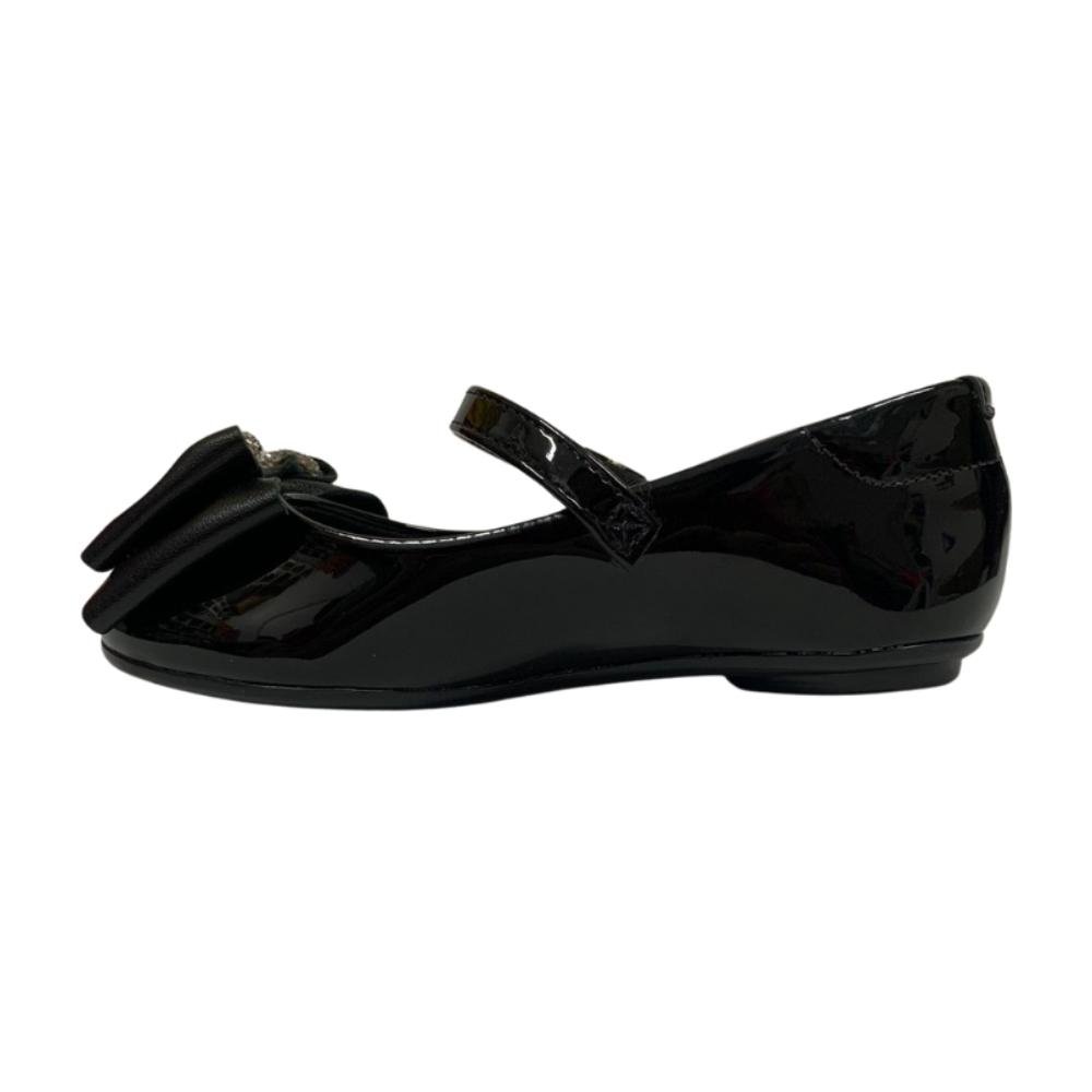 SAPATO MOLEKINHA STRASS REF: 2083.1134 MENINA Preto 2