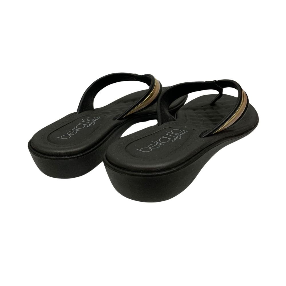 TAMANCO BEIRA RIO SALTO BAIXO REF:8224.804 FEMININO Preto 4