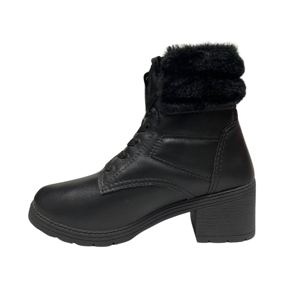 BOTA PINK CATS PELINHO REF:V3371 MENINA Preto 2