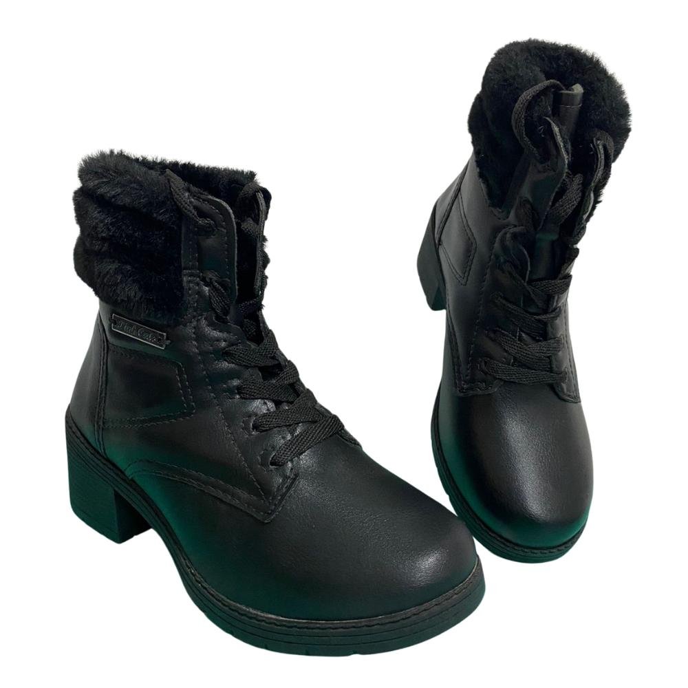 BOTA PINK CATS PELINHO REF:V3371 MENINA Preto 3