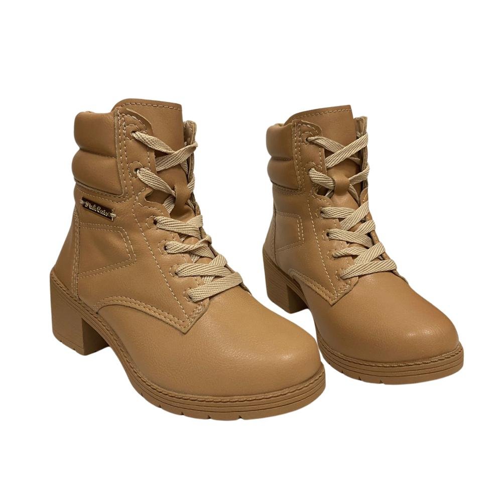 BOTA PINK CATS SALTO MÉDIO REF:V3371 MENINA Marrom 3