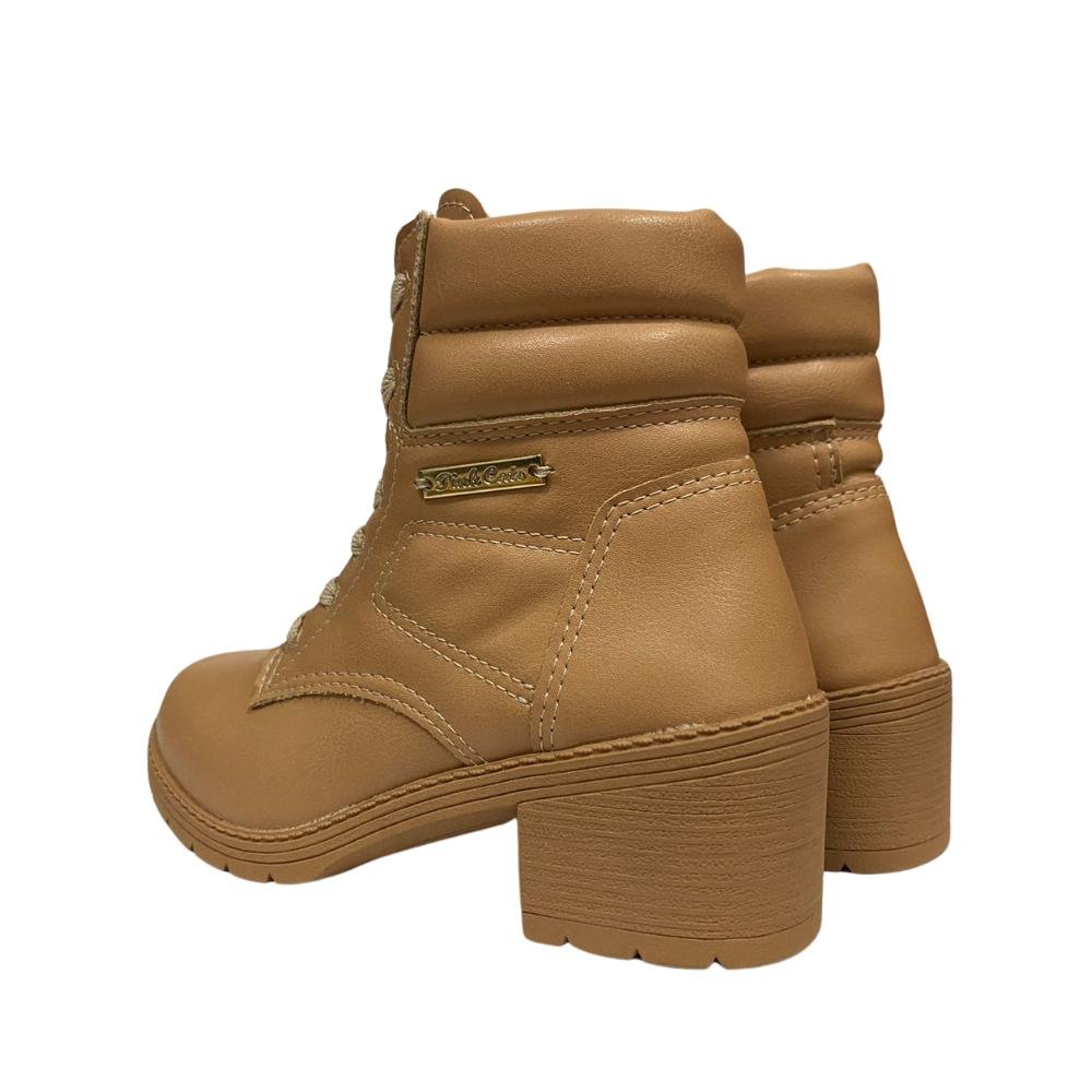 BOTA PINK CATS SALTO MÉDIO REF:V3371 MENINA Marrom 4