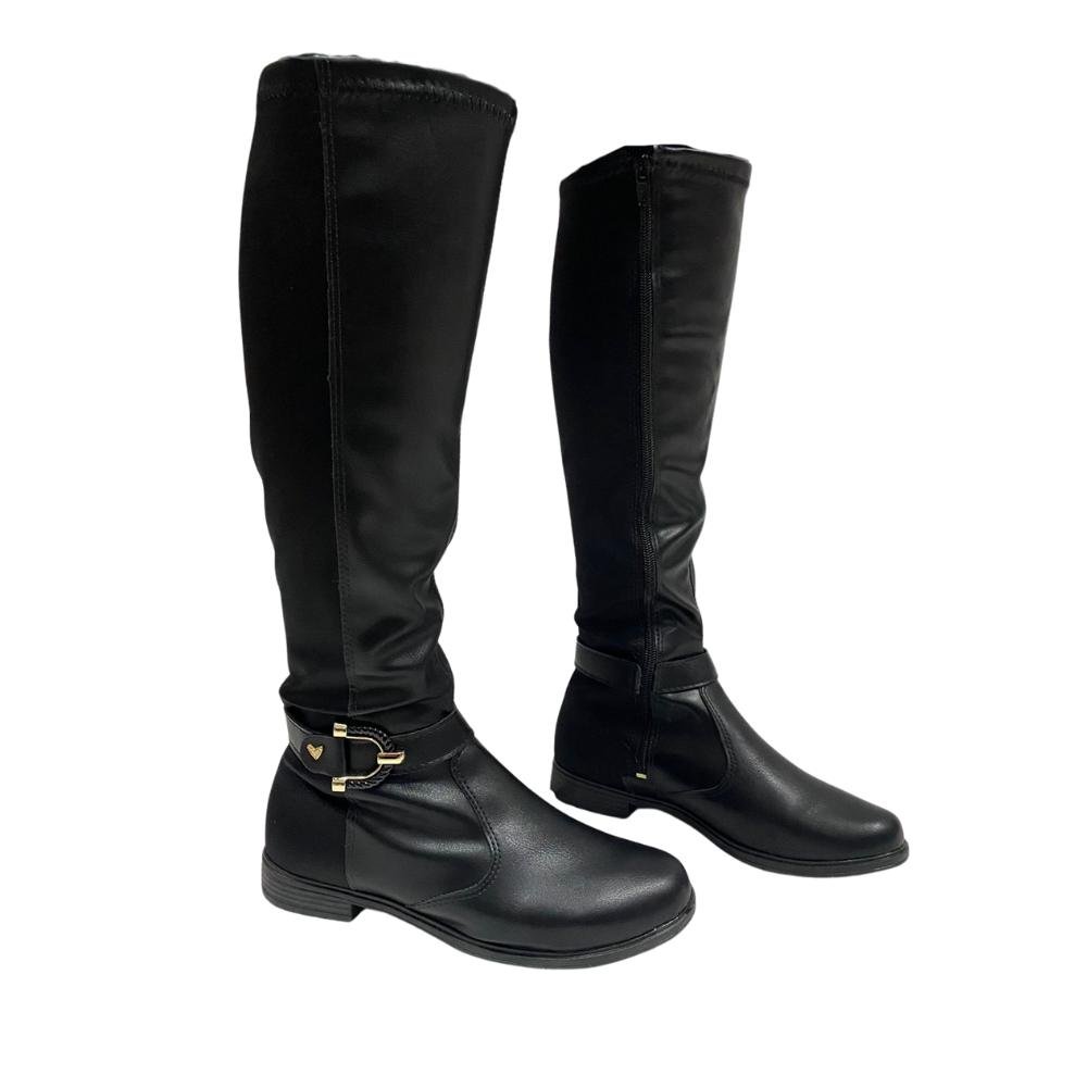 BOTA MISSISSIPI CANO ALTO REF:Q8961 FEMININO Preto 3