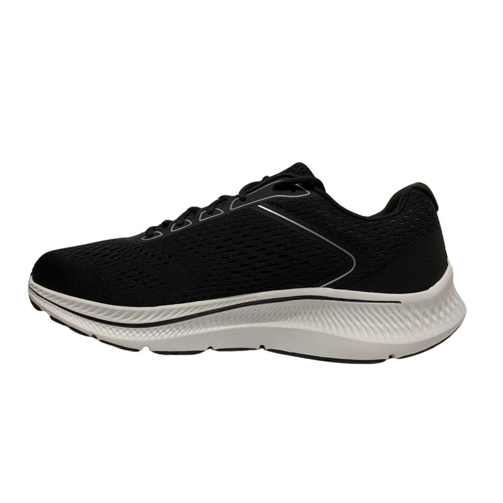 TÊNIS SKECHERS GO RUN CADARÇO REF: 220865 MASCULINO Preto/Branco 2