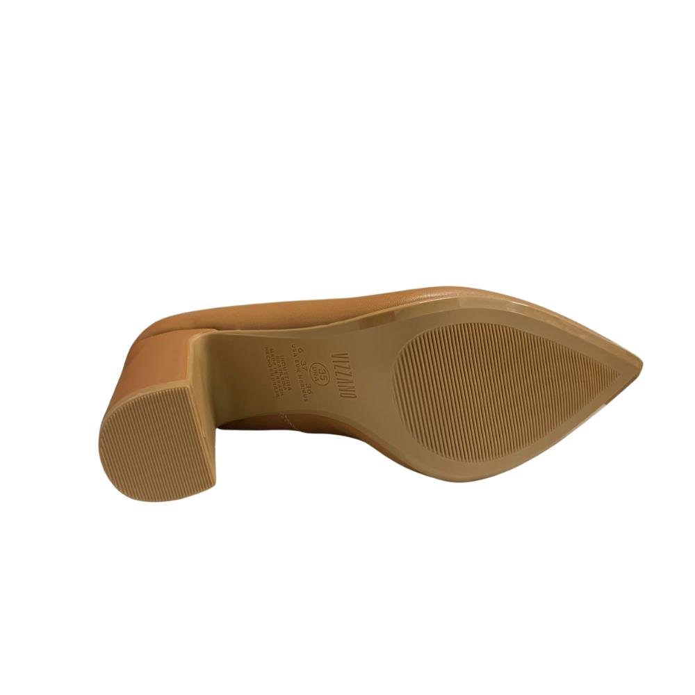 SAPATO VIZZANO SALTO BLOCO REF:1285.400 FEMININO Marrom 5