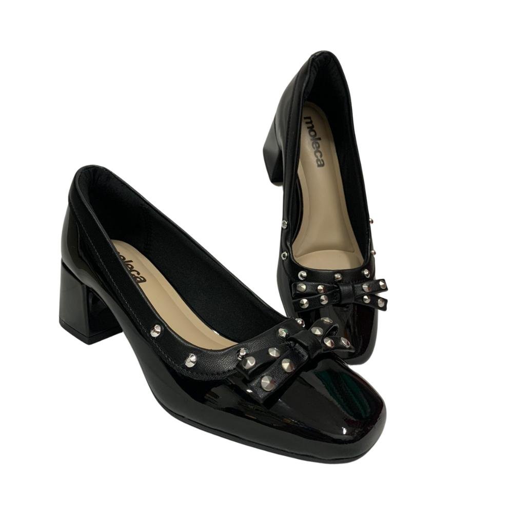 SAPATO MOLECA LAÇO REF:5822.103 FEMININO Preto 3