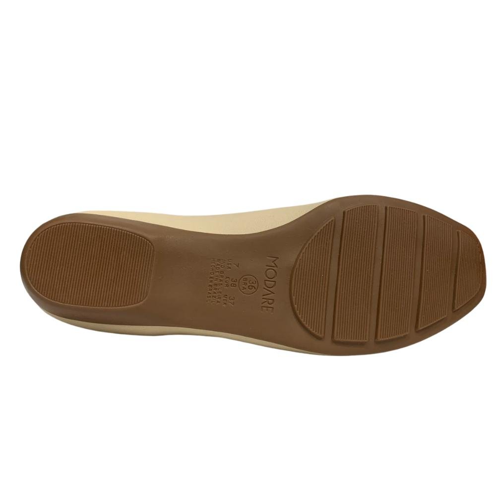 SAPATO MODARE CALCE FÁCIL REF:7016.1004 FEMININO Bege 5