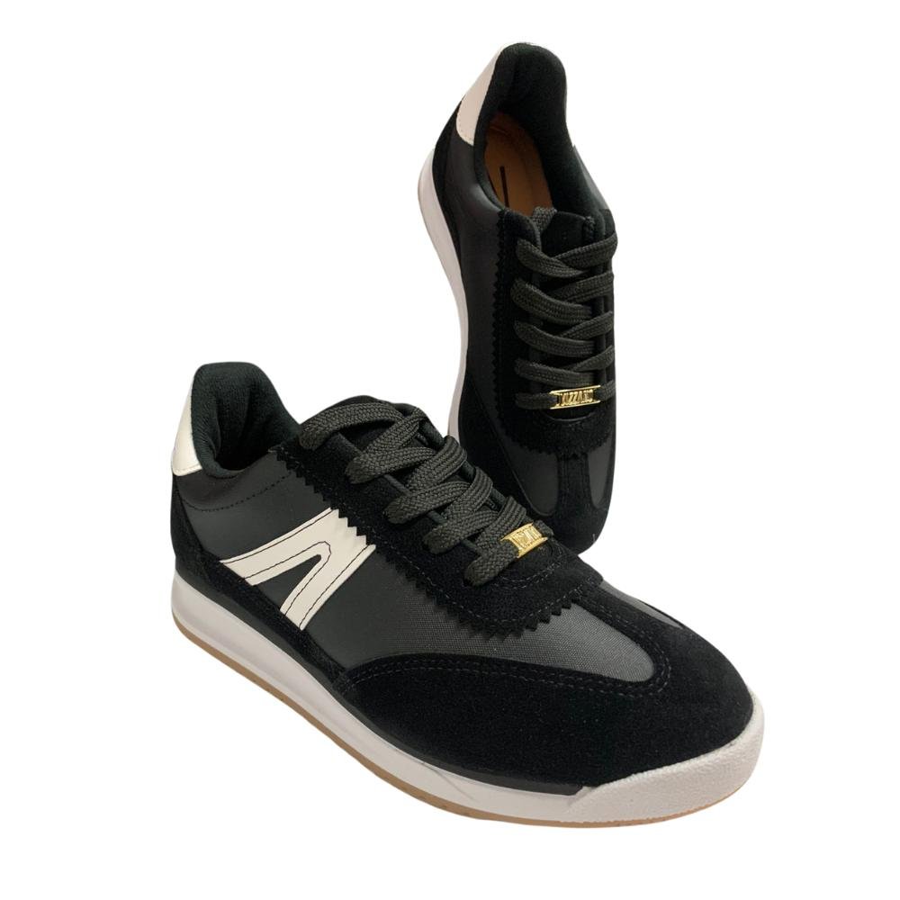TÊNIS VIZZANO CADARÇO REF:1450.102 FEMININO Preto/Branco 3
