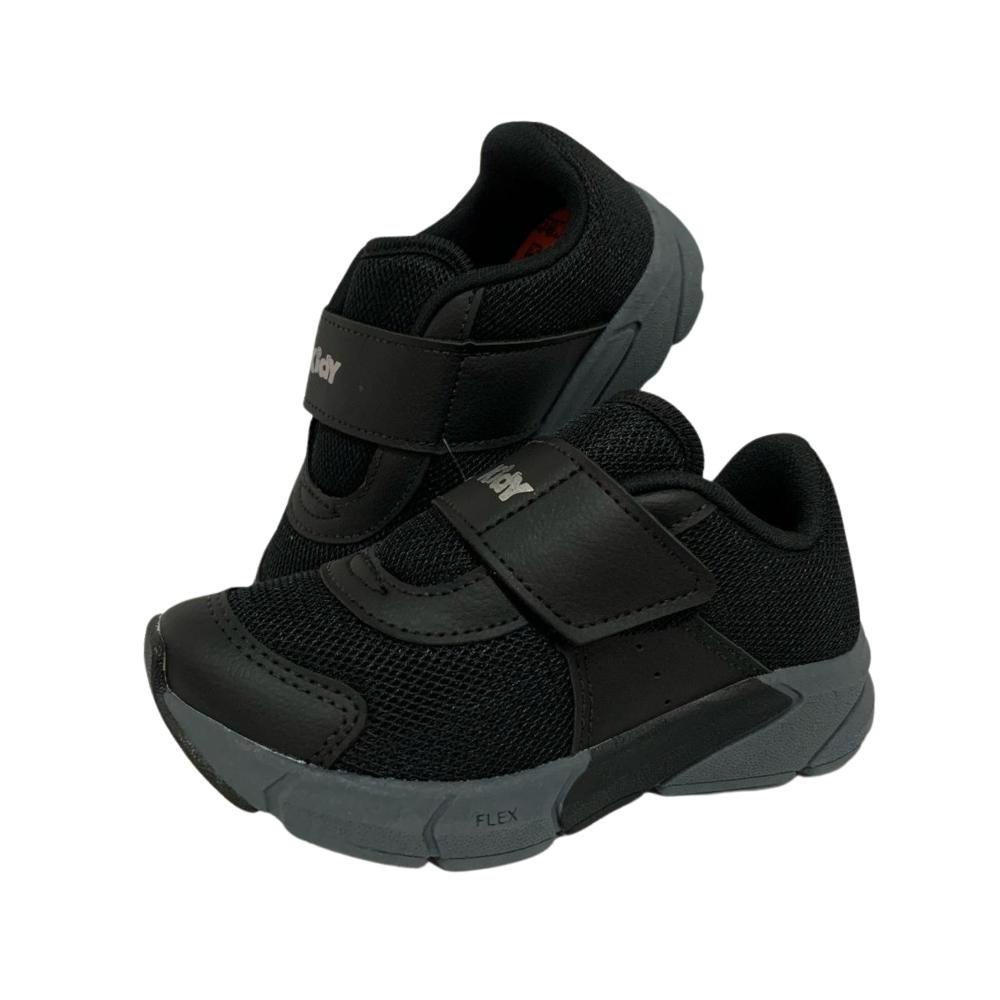 TÊNIS KIDY ENERGY CALCE FÁCIL REF: 0410178 MENINO Preto/Prata 3