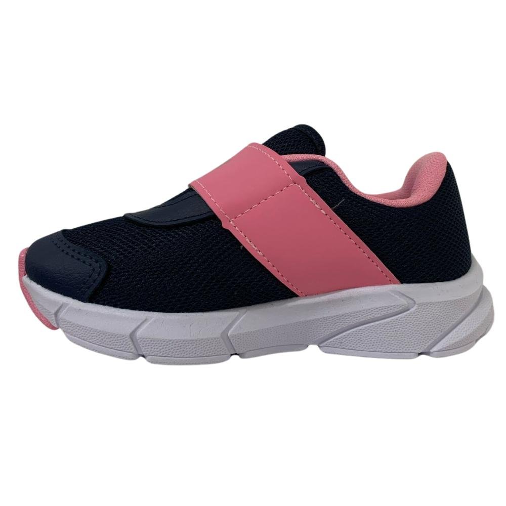 TÊNIS KIDY ENERGY CALCE FÁCIL REF: 0411178 MENINA Marinho/Azaleia 2