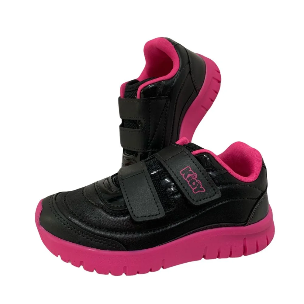 TÊNIS KIDY ULTRA FLEX CALCE FÁCIL REF: 4451009 MENINA Preto 3
