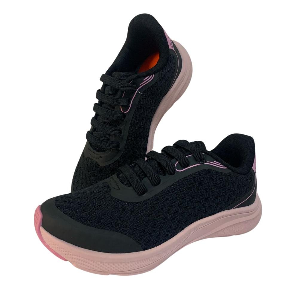 Cor Preto/Rosa Chiclete