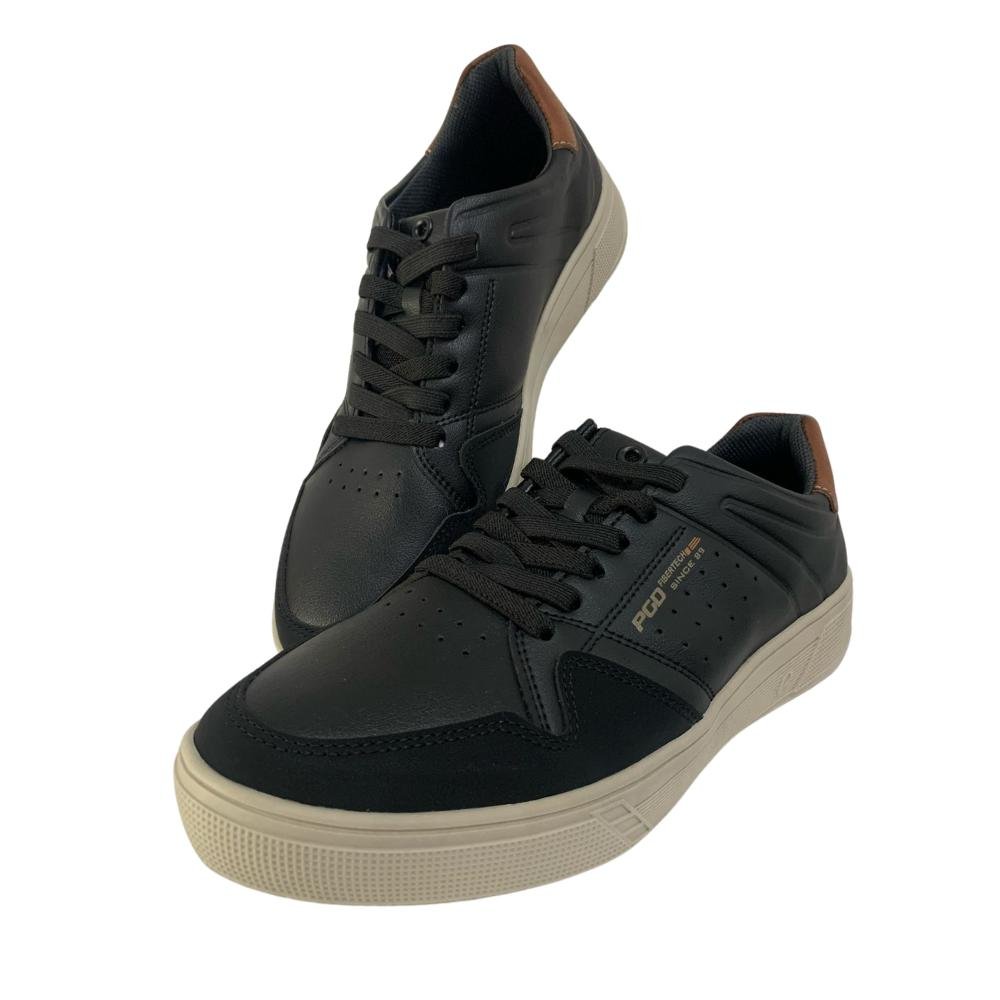 SAPATÊNIS PGD CALCE FÁCIL REF: 172502 MASCULINO Preto/Pinhão 3