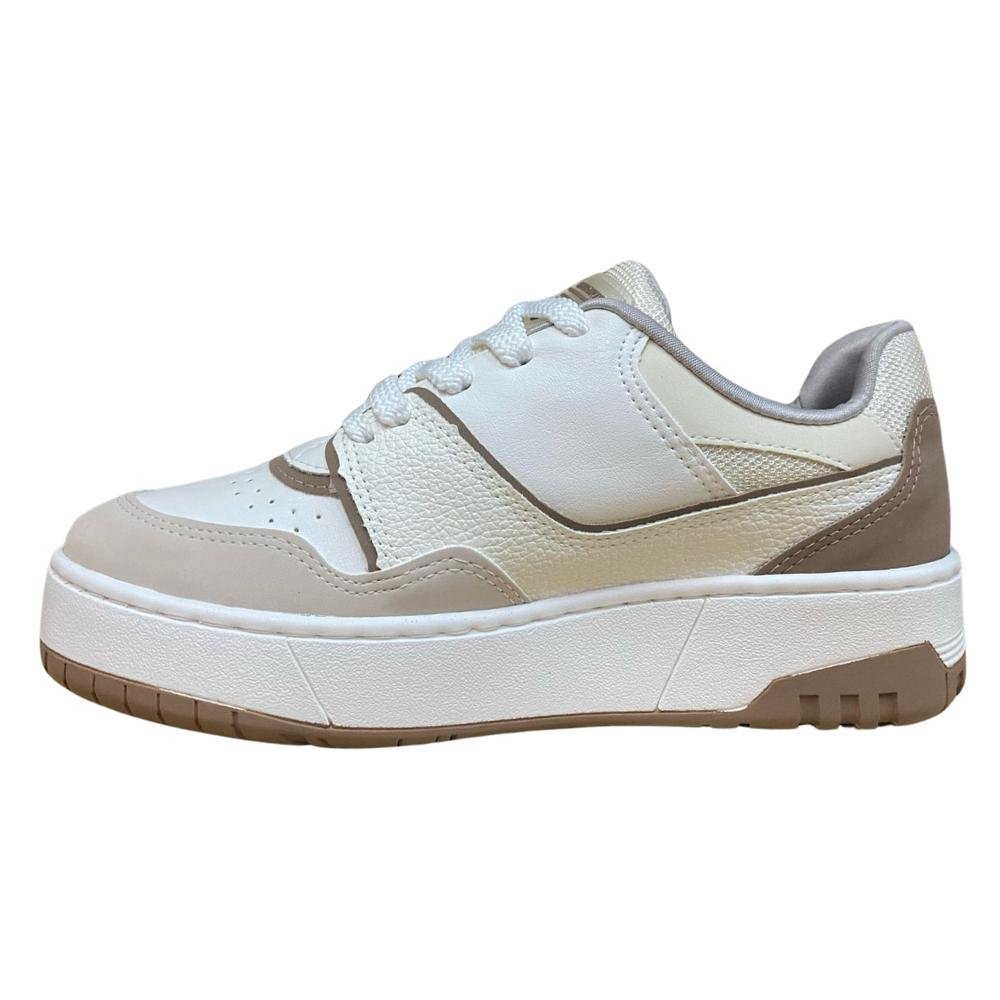 TÊNIS VIA MARTE CASUAL REF: 04202319 FEMININO Bege/Milk/Toffe 2
